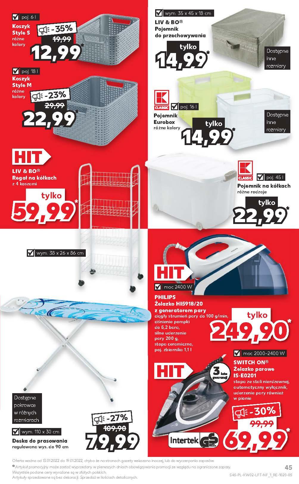 Gazetka promocyjna Kaufland do 19/01/2022 str.45