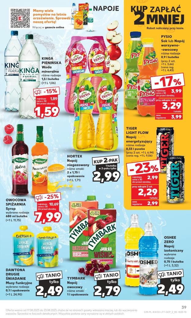 Gazetka promocyjna Kaufland do 23/08/2023 str.39