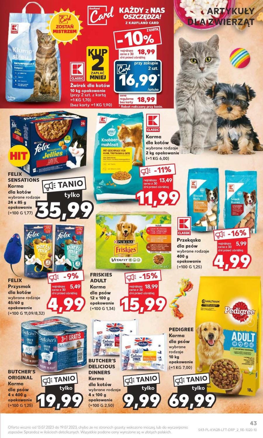 Gazetka promocyjna Kaufland do 19/07/2023 str.43