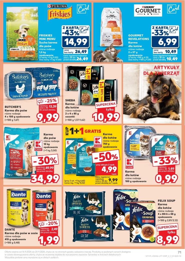 Gazetka promocyjna Kaufland do 20/11/2024 str.71