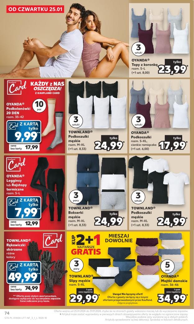 Gazetka promocyjna Kaufland do 31/01/2024 str.74