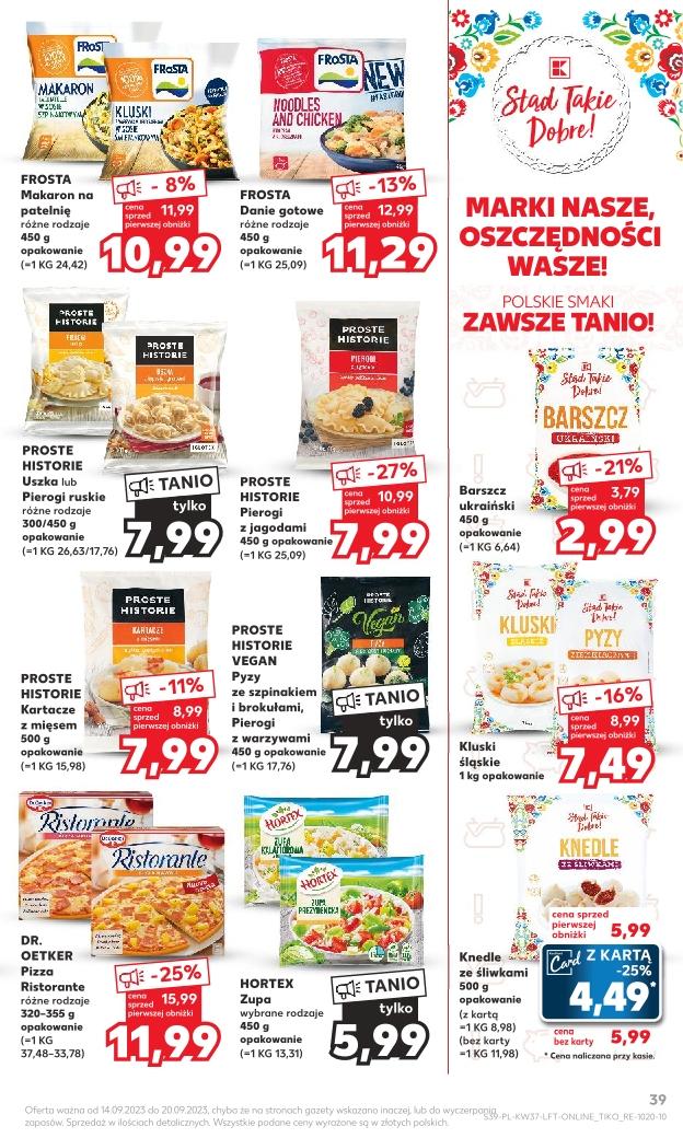 Gazetka promocyjna Kaufland do 20/09/2023 str.39