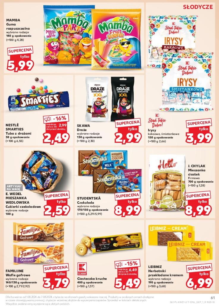 Gazetka promocyjna Kaufland do 07/08/2024 str.61