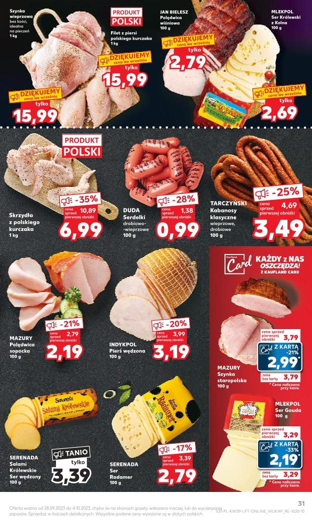 Gazetka promocyjna Kaufland do 04/10/2023 str.31