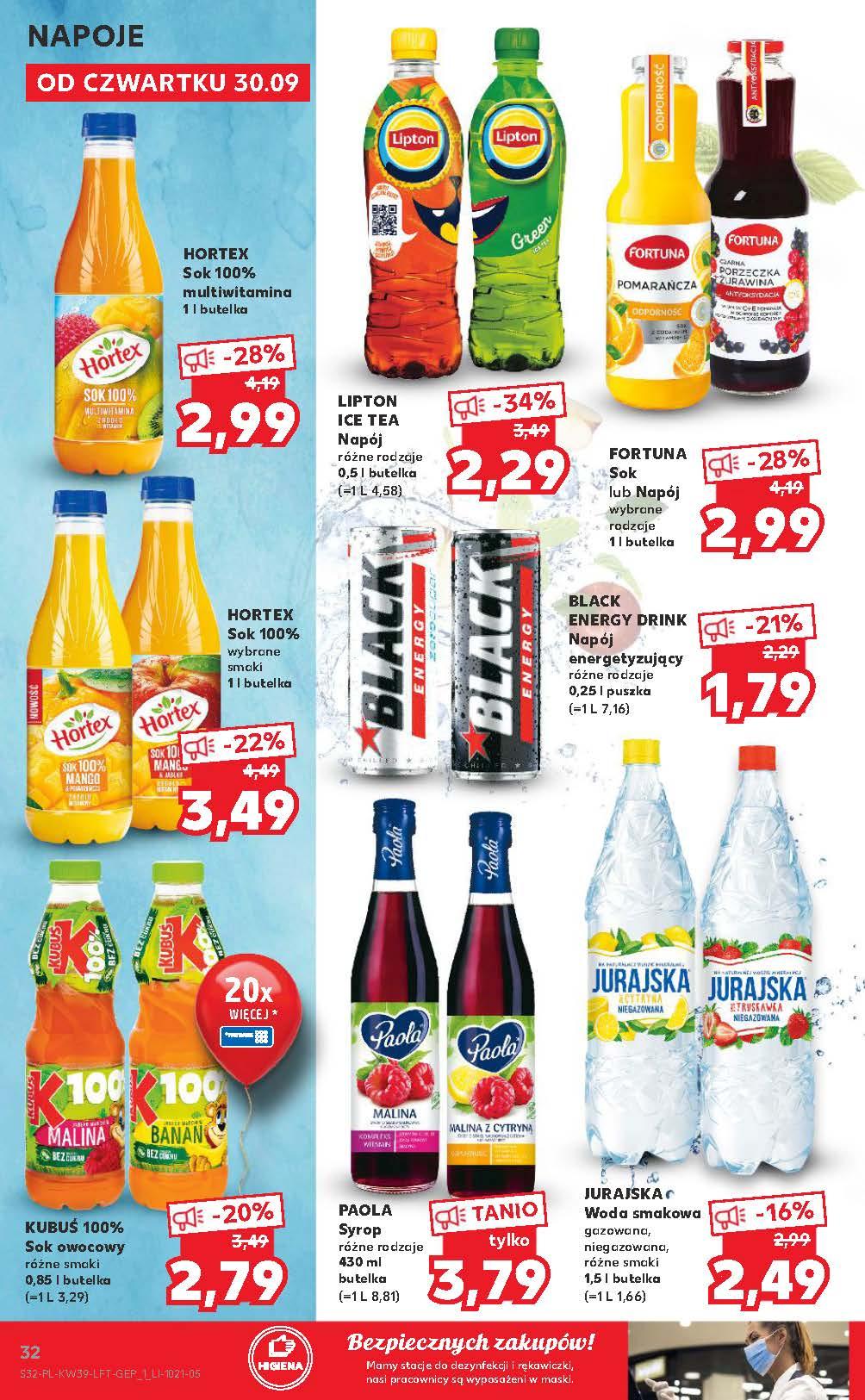 Gazetka promocyjna Kaufland do 06/10/2021 str.32