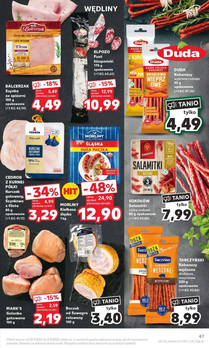 Gazetka promocyjna Kaufland do 06/12/2023 str.47