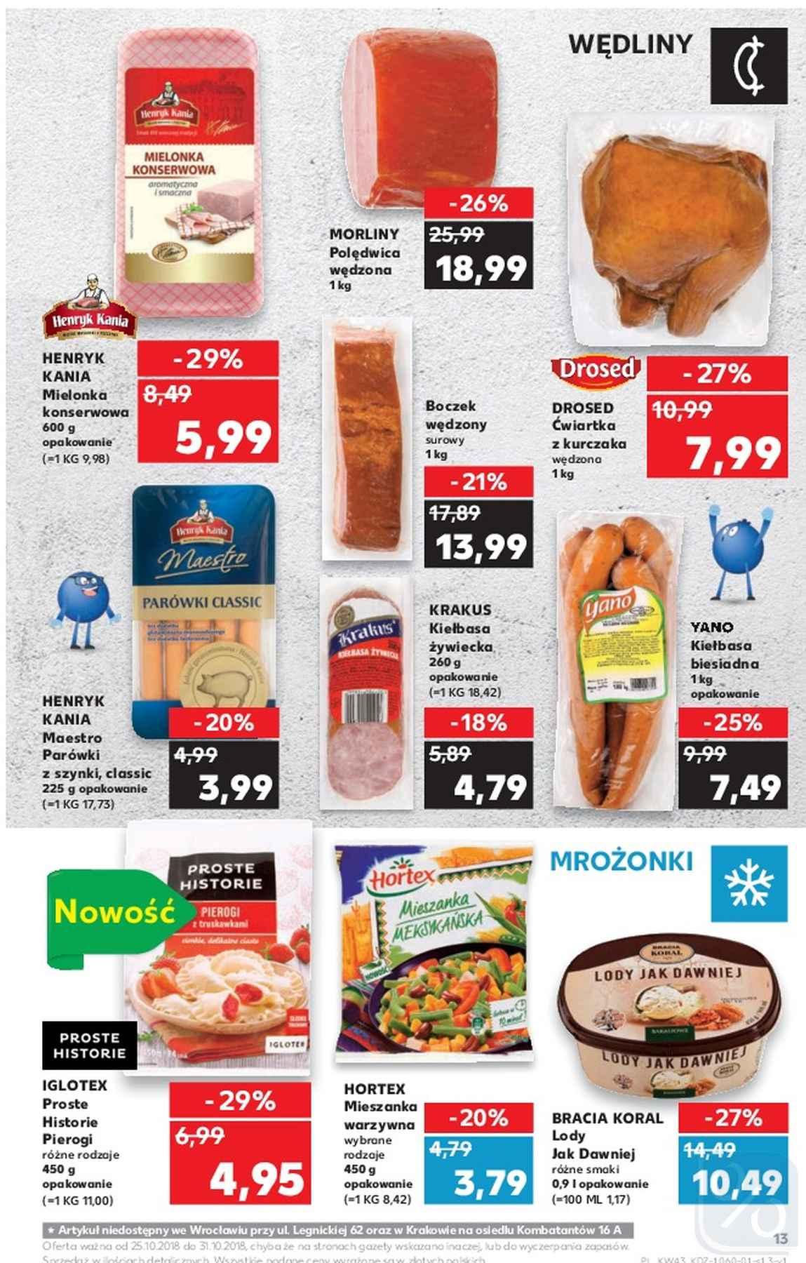 Gazetka promocyjna Kaufland do 31/10/2018 str.13