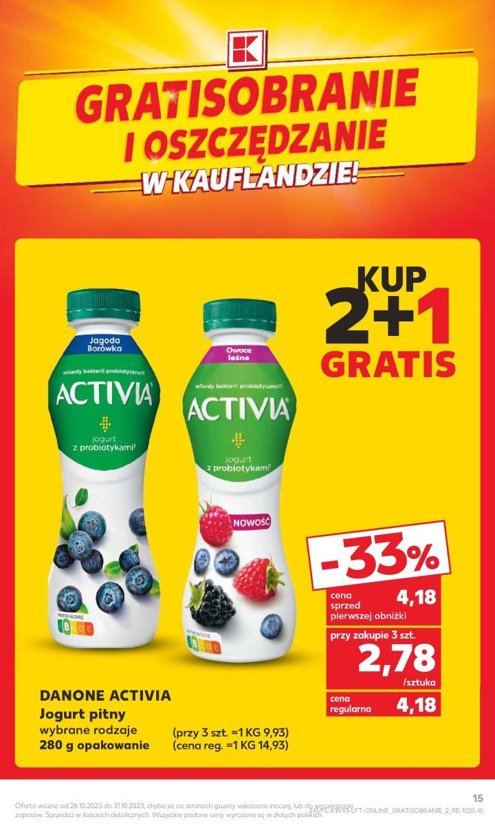 Gazetka promocyjna Kaufland do 31/10/2023 str.15