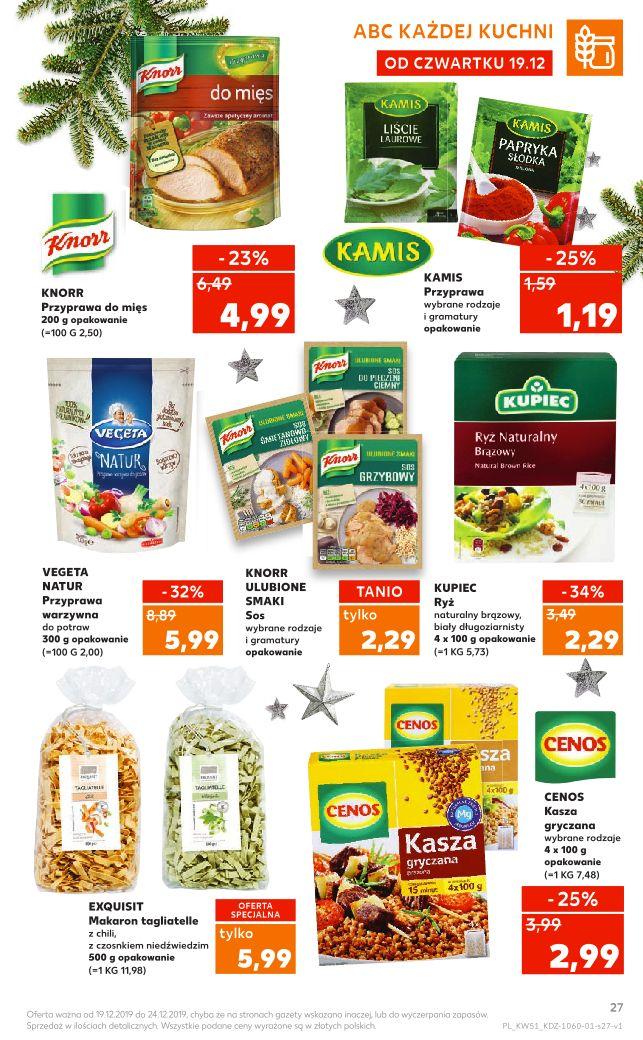 Gazetka promocyjna Kaufland do 24/12/2019 str.27