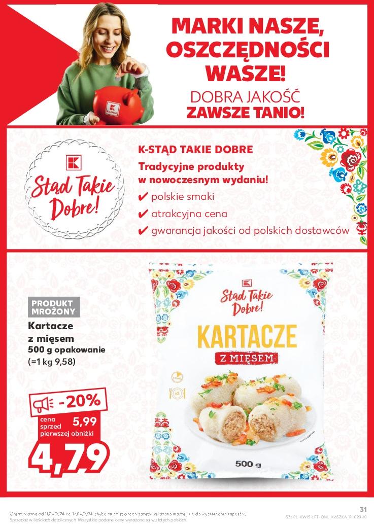 Gazetka promocyjna Kaufland do 17/04/2024 str.31