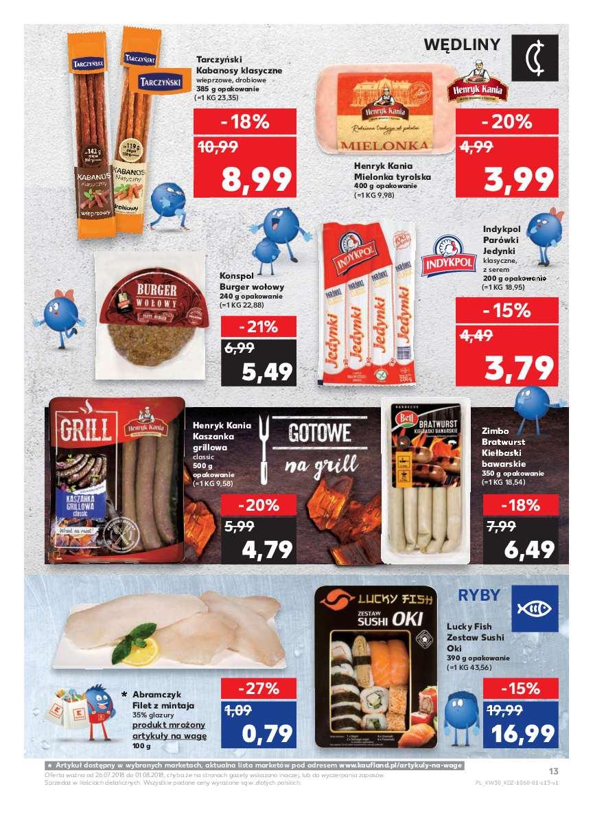 Gazetka promocyjna Kaufland do 01/08/2018 str.13