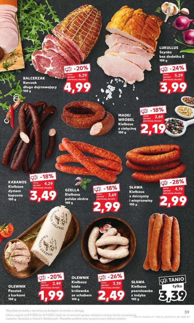 Gazetka promocyjna Kaufland do 15/11/2023 str.39