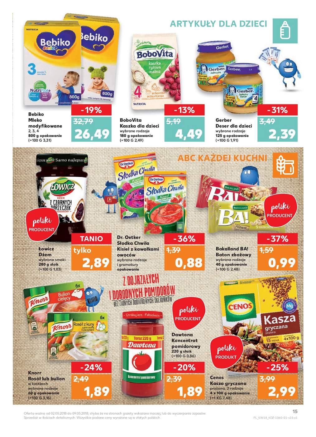 Gazetka promocyjna Kaufland do 09/05/2018 str.15