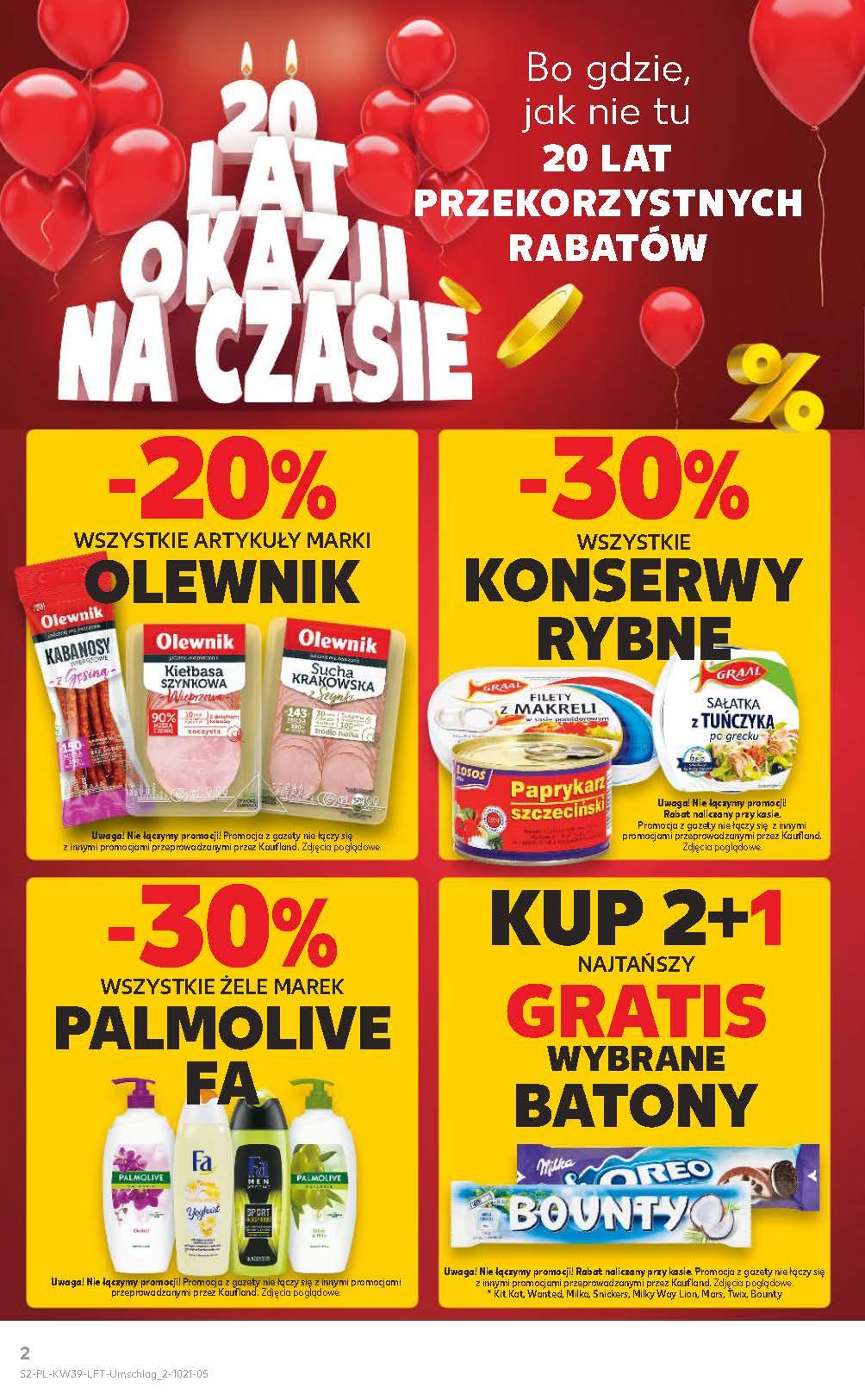 Gazetka promocyjna Kaufland do 06/10/2021 str.2