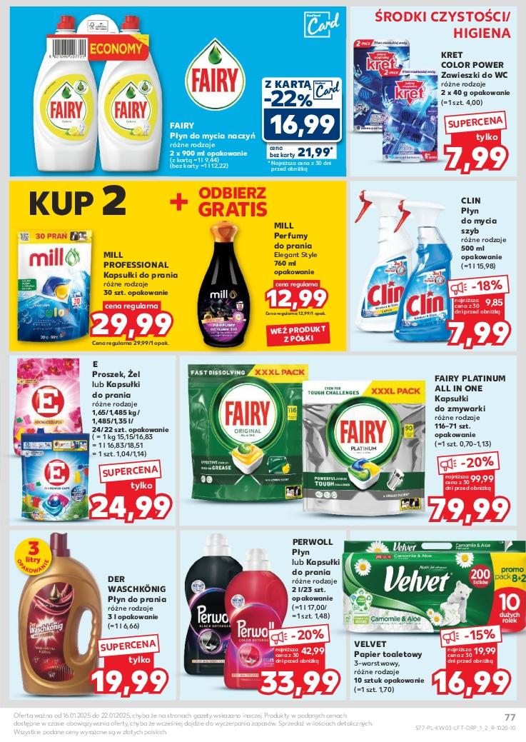 Gazetka promocyjna Kaufland do 22/01/2025 str.77