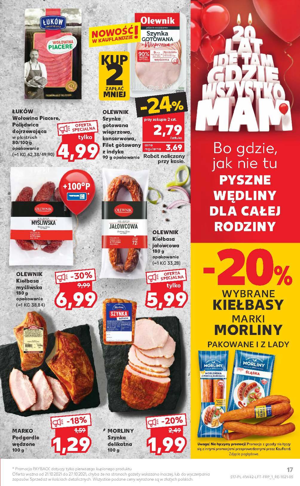 Gazetka promocyjna Kaufland do 27/10/2021 str.17