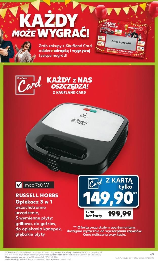 Gazetka promocyjna Kaufland do 06/03/2024 str.69