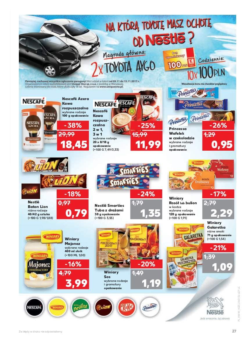 Gazetka promocyjna Kaufland do 15/11/2017 str.27