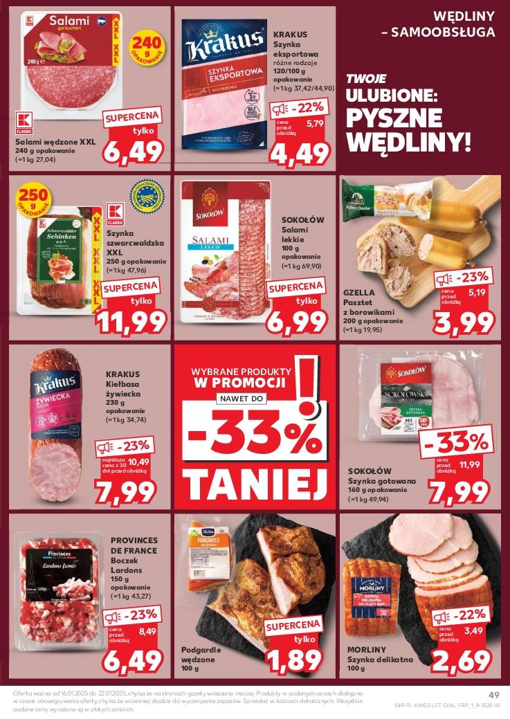 Gazetka promocyjna Kaufland do 22/01/2025 str.49