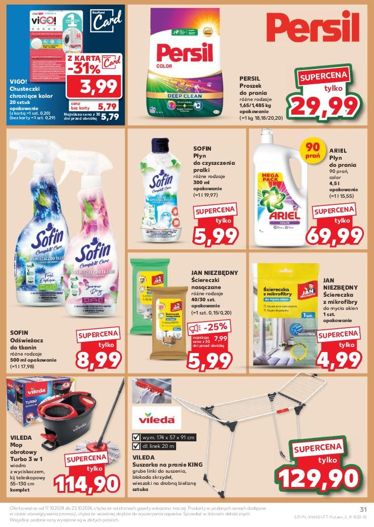 Gazetka promocyjna Kaufland do 23/10/2024 str.31