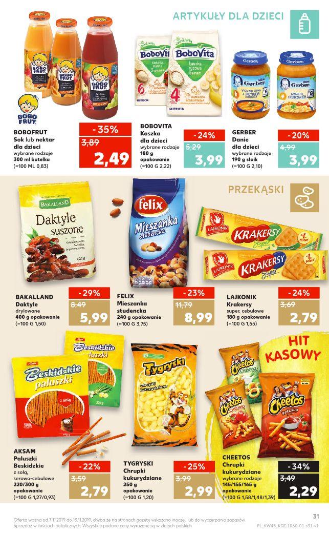 Gazetka promocyjna Kaufland do 13/11/2019 str.31