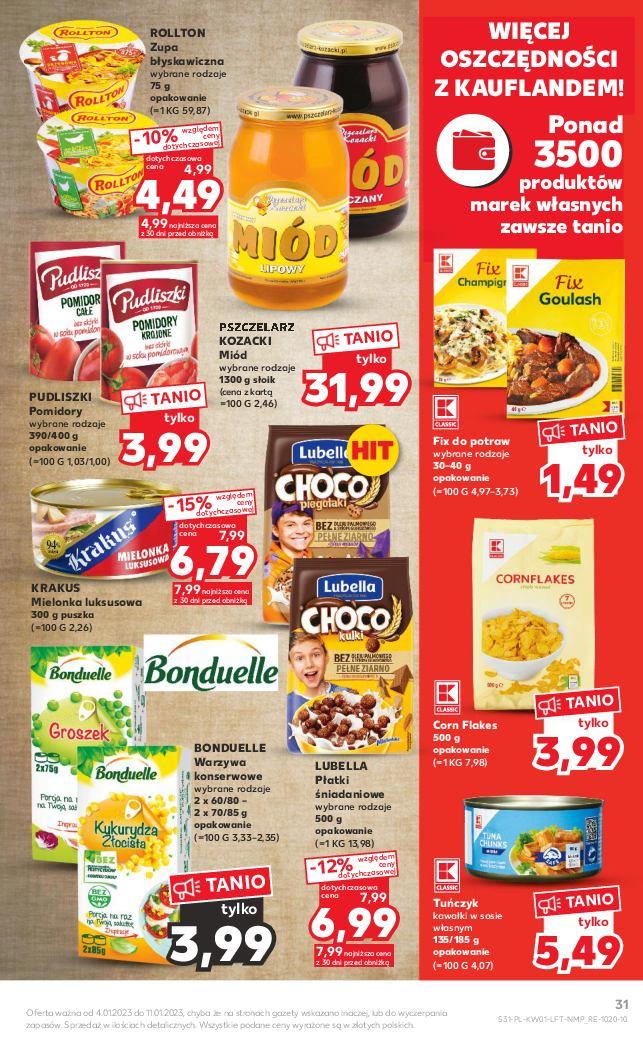 Gazetka promocyjna Kaufland do 11/01/2023 str.31