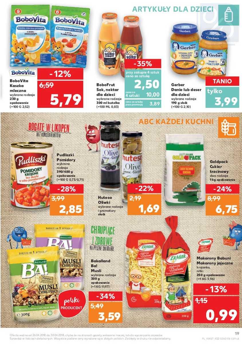 Gazetka promocyjna Kaufland do 02/05/2018 str.19