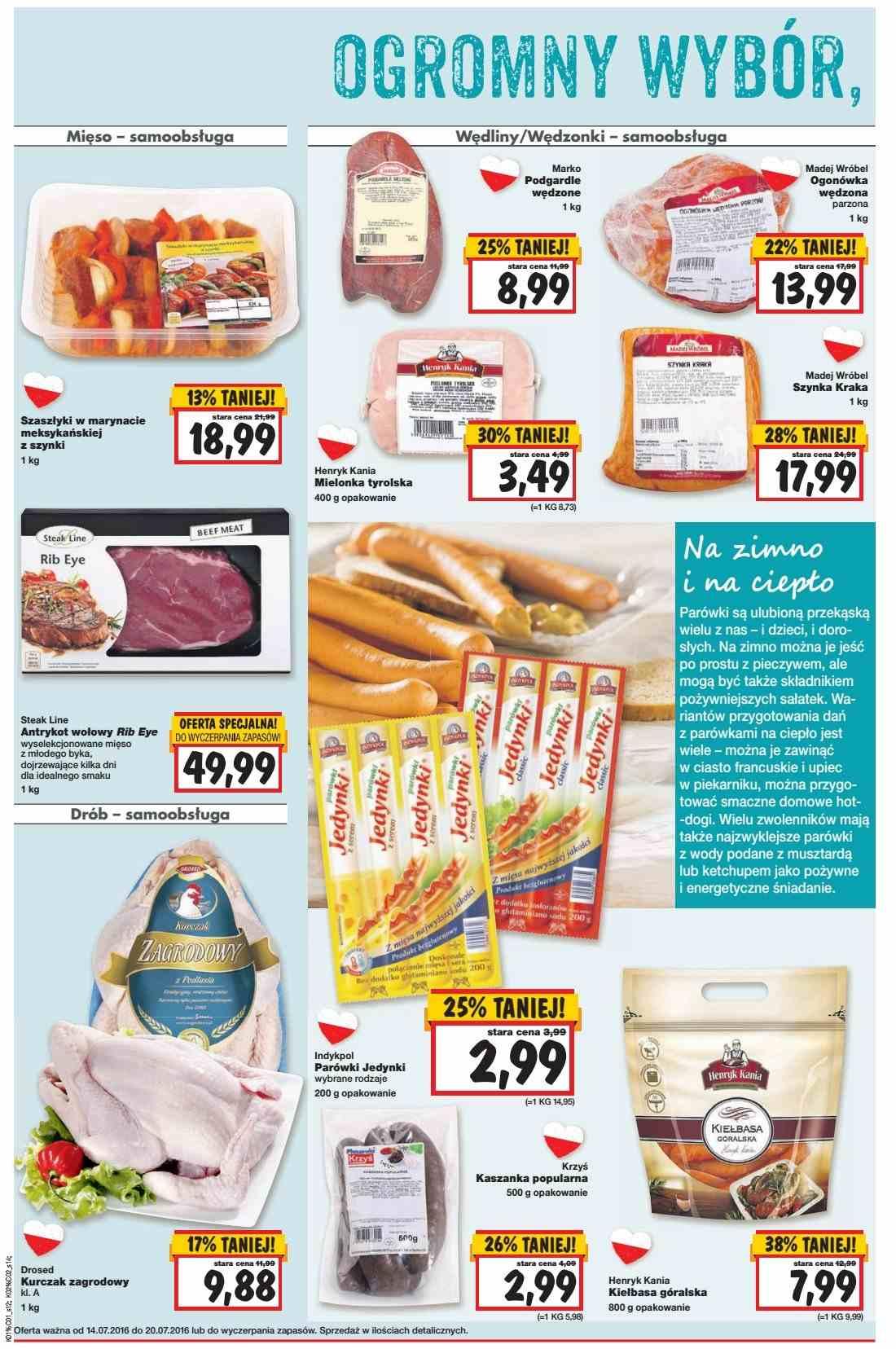 Gazetka promocyjna Kaufland do 20/07/2016 str.14