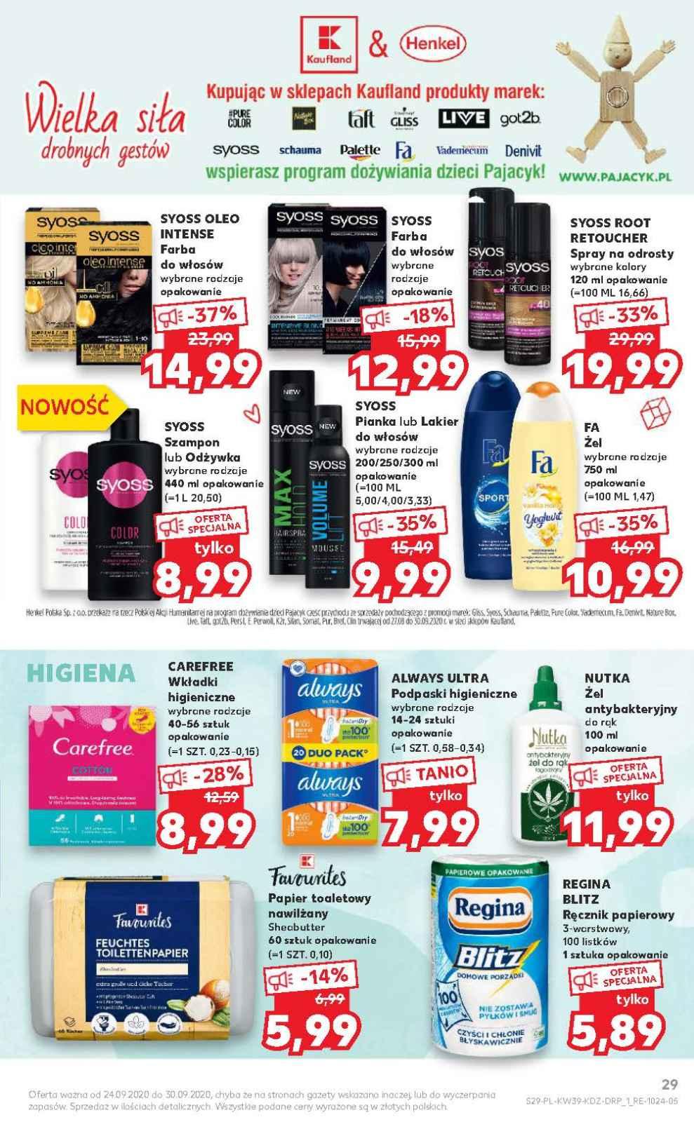 Gazetka promocyjna Kaufland do 30/09/2020 str.29