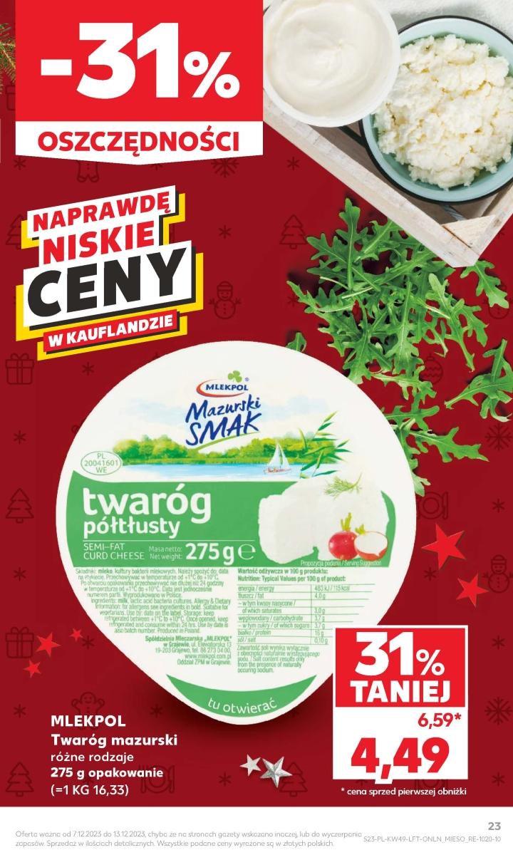 Gazetka promocyjna Kaufland do 13/12/2023 str.23