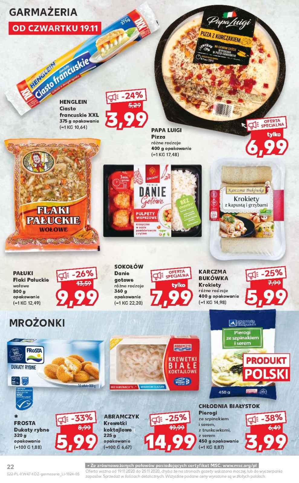 Gazetka promocyjna Kaufland do 25/11/2020 str.22