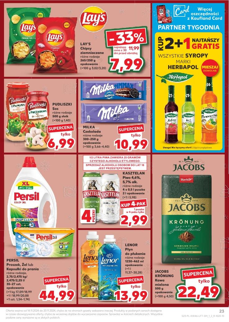 Gazetka promocyjna Kaufland do 20/11/2024 str.23