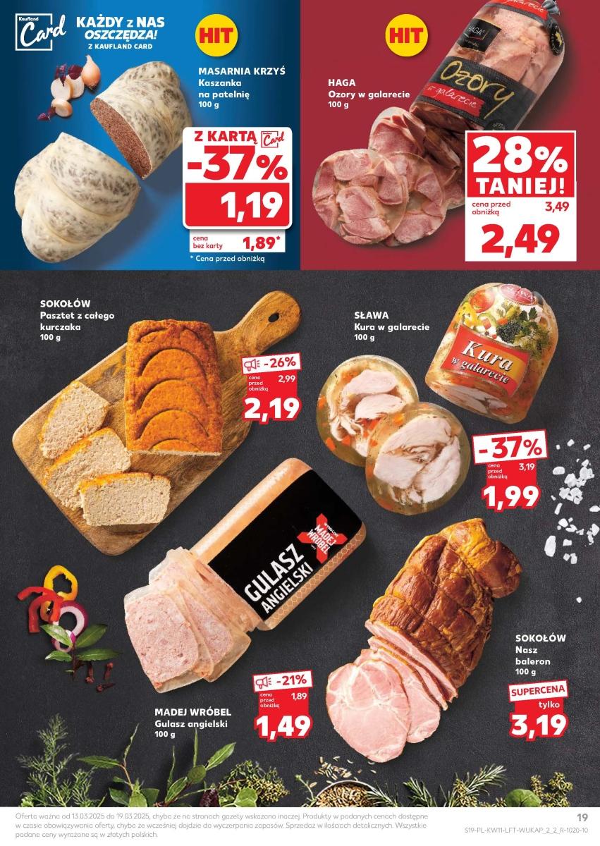 Gazetka promocyjna Kaufland do 19/03/2025 str.19