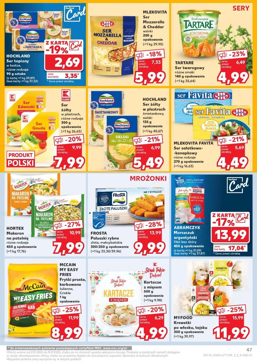 Gazetka promocyjna Kaufland do 08/01/2025 str.47