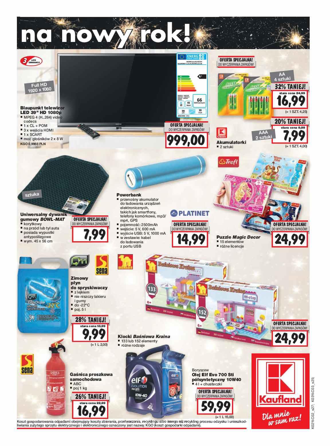 Gazetka promocyjna Kaufland do 31/12/2015 str.25