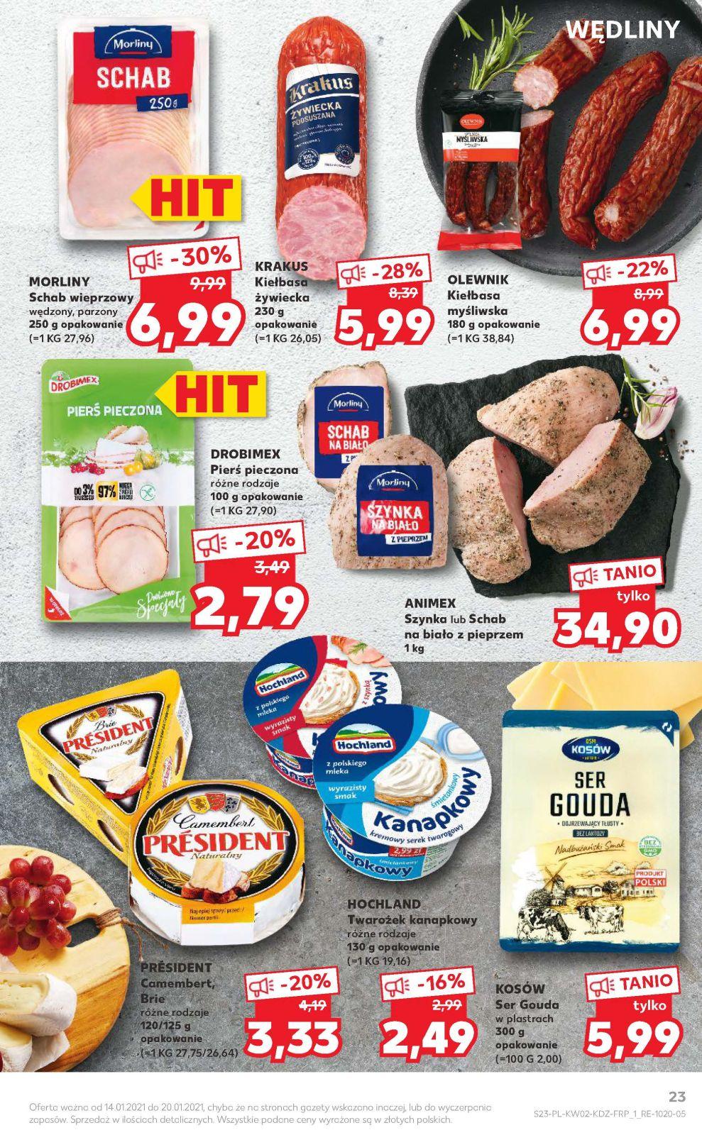 Gazetka promocyjna Kaufland do 20/01/2021 str.23