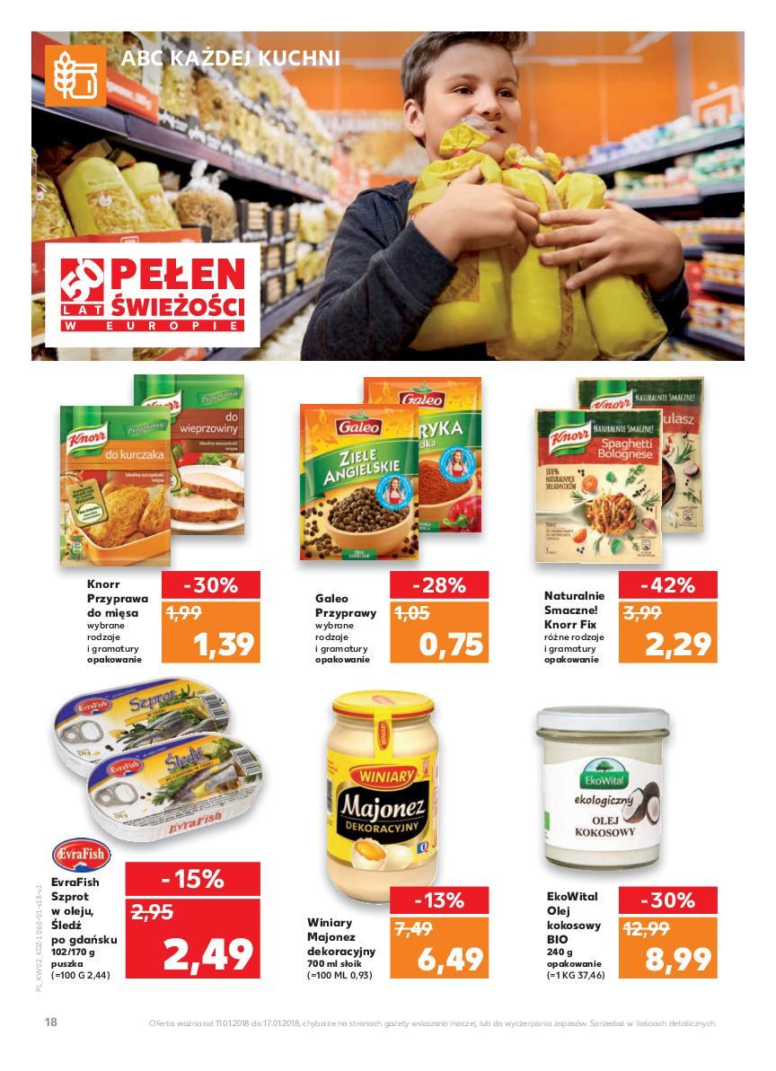 Gazetka promocyjna Kaufland do 17/01/2018 str.18