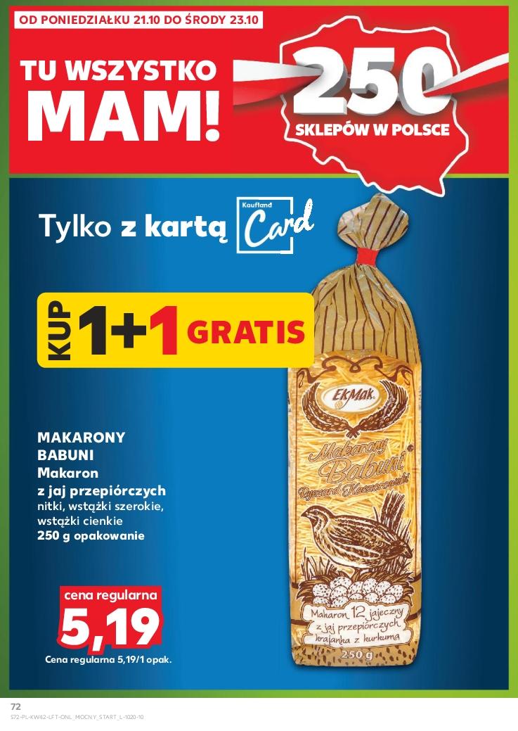 Gazetka promocyjna Kaufland do 23/10/2024 str.72