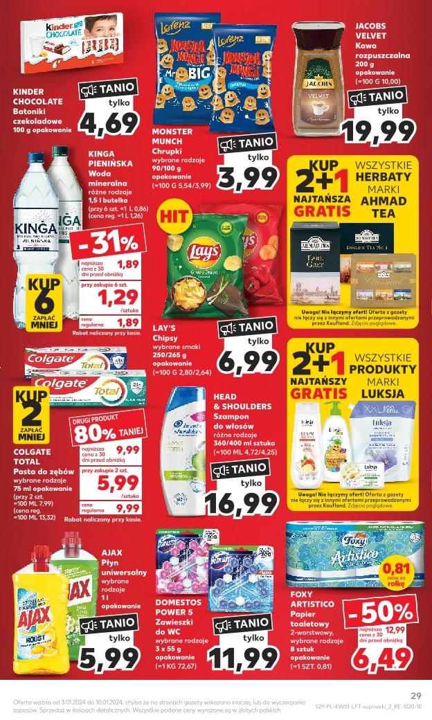 Gazetka promocyjna Kaufland do 10/01/2024 str.29