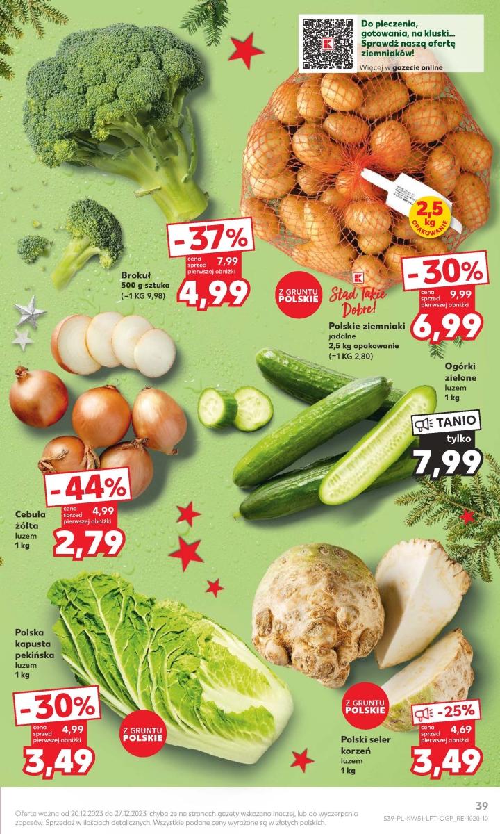 Gazetka promocyjna Kaufland do 27/12/2023 str.39