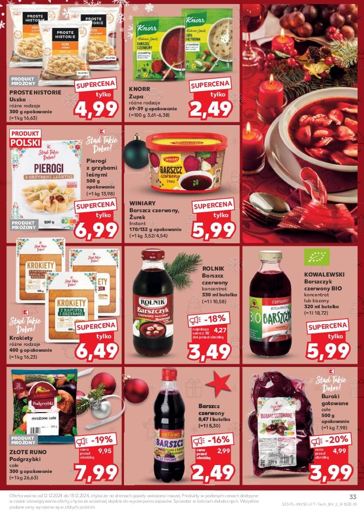 Gazetka promocyjna Kaufland do 18/12/2024 str.33