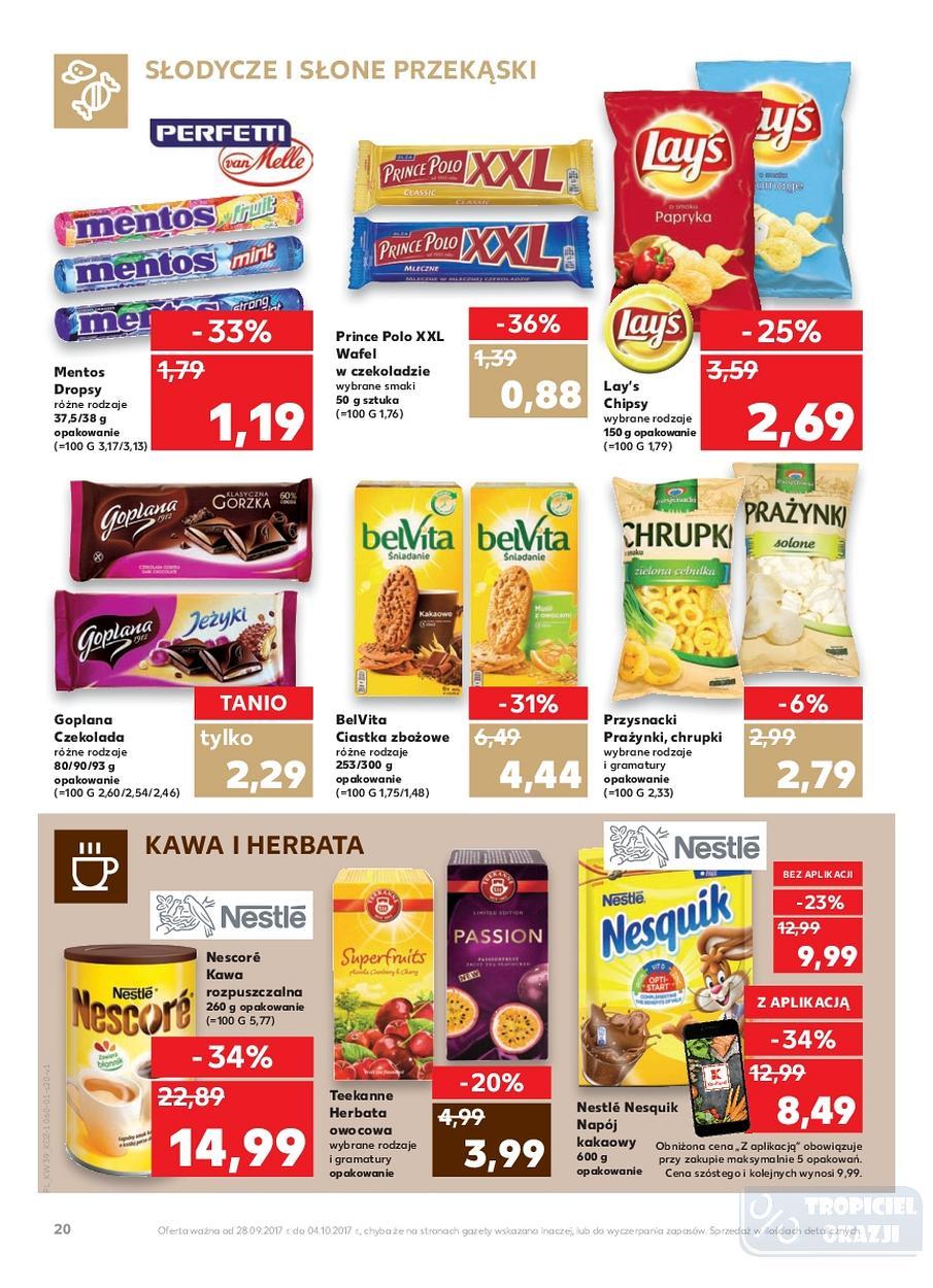 Gazetka promocyjna Kaufland do 04/10/2017 str.20