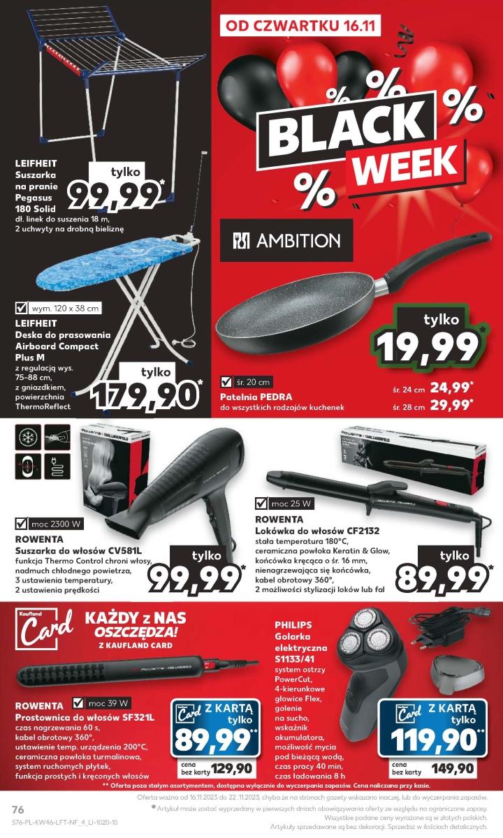 Gazetka promocyjna Kaufland do 22/11/2023 str.76