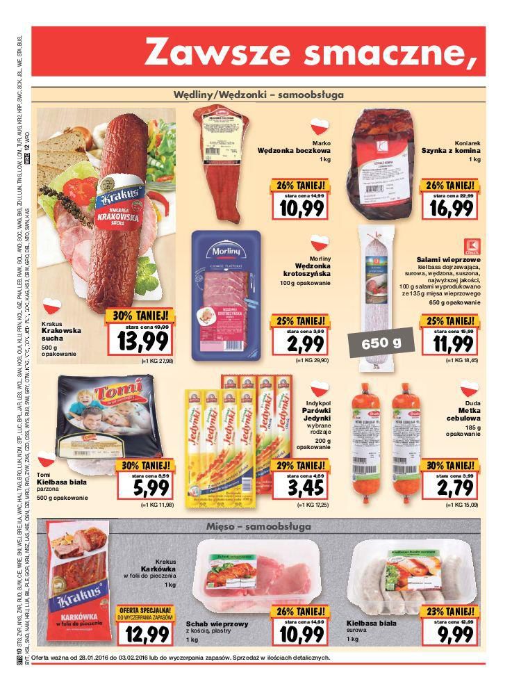 Gazetka promocyjna Kaufland do 03/02/2016 str.12