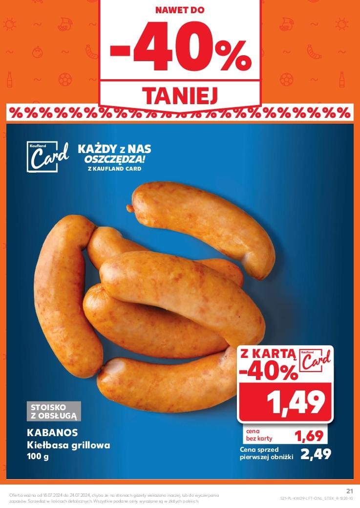 Gazetka promocyjna Kaufland do 24/07/2024 str.21