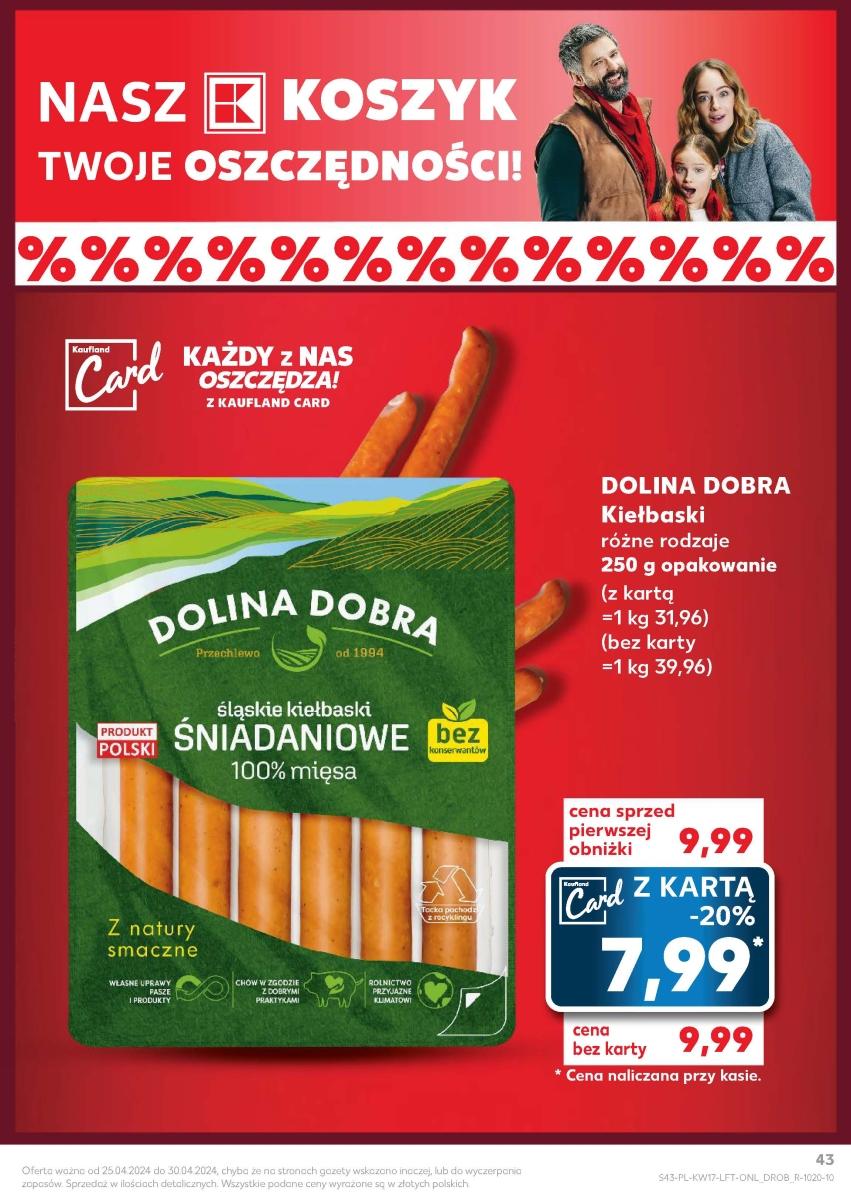 Gazetka promocyjna Kaufland do 30/04/2024 str.43