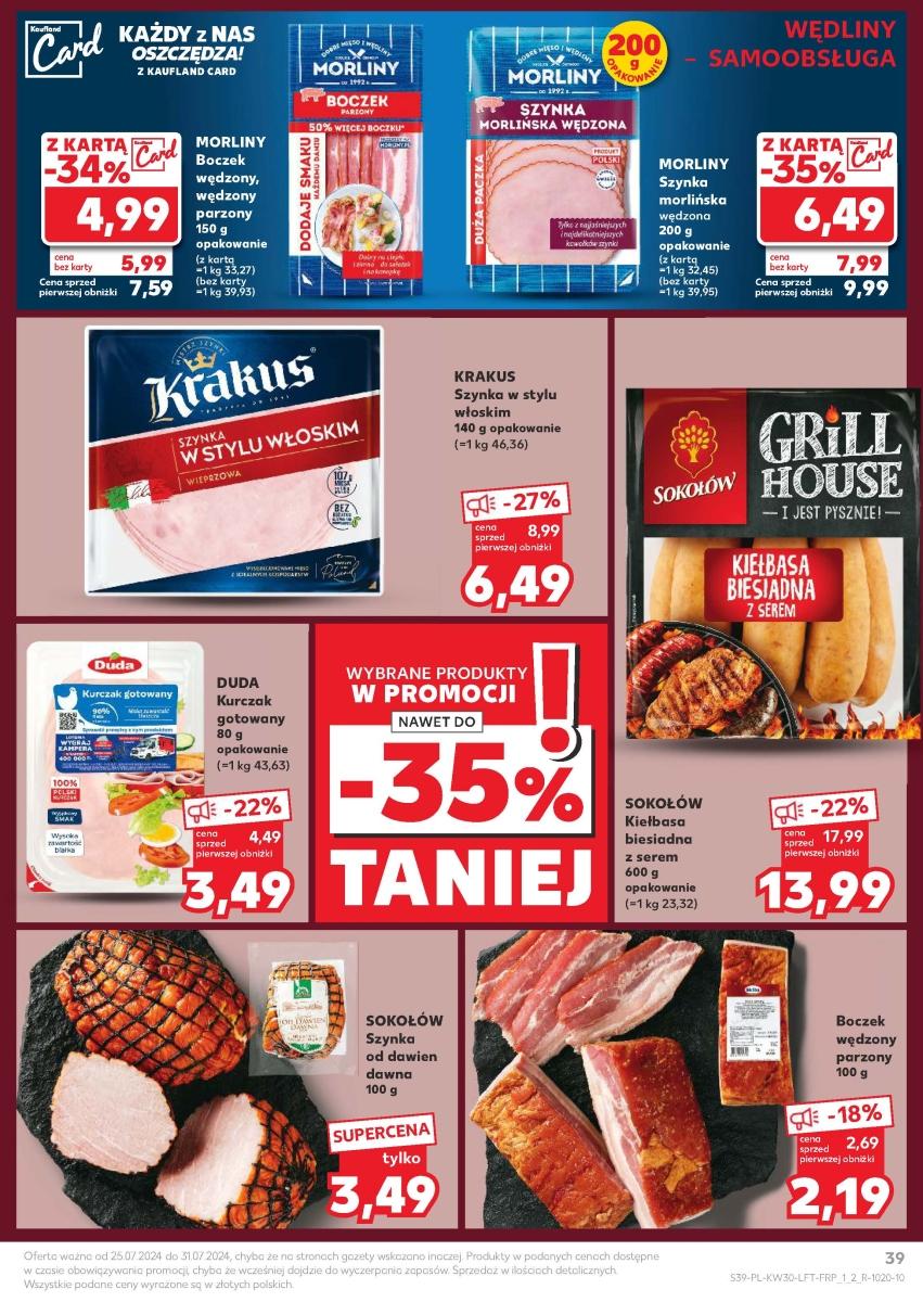 Gazetka promocyjna Kaufland do 31/07/2024 str.39