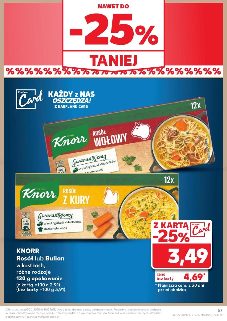 Gazetka promocyjna Kaufland do 05/02/2025 str.57