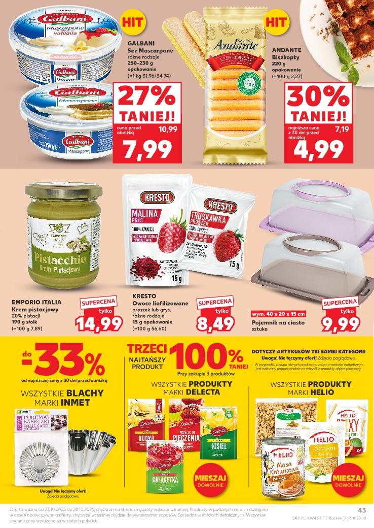 Gazetka promocyjna Kaufland do 29/10/2025 str.43