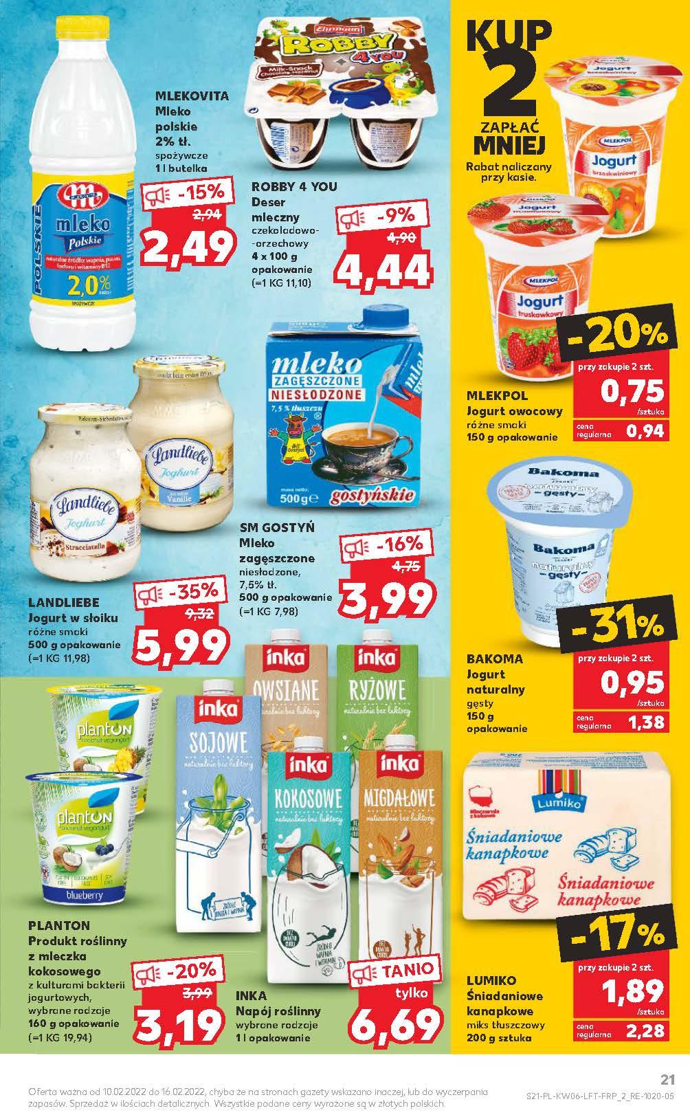 Gazetka promocyjna Kaufland do 16/02/2022 str.21